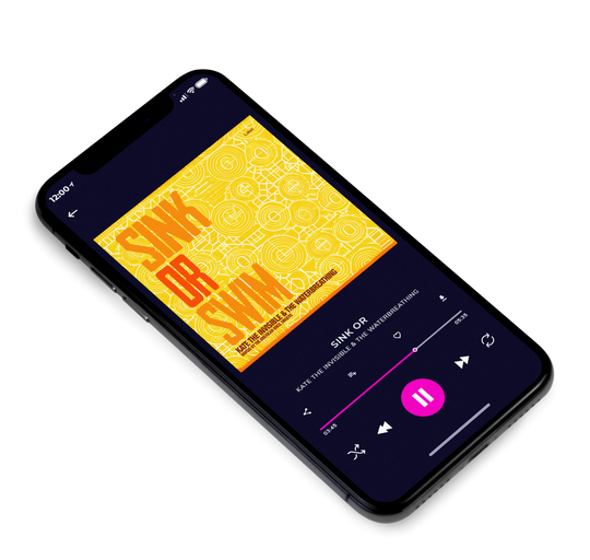 3D view of Premade Contemporary Music Album Cover - Lightning Yellow #21272 | AlbumArtZone*