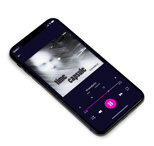 3D view of Premade Pop Album Cover - Gray Nickel #21371 | AlbumArtZone*