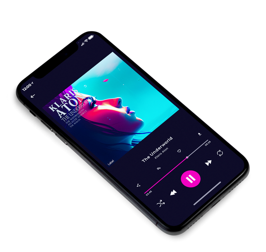 3D view of Premade Pop Album Cover - Viola #21408 | AlbumArtZone*