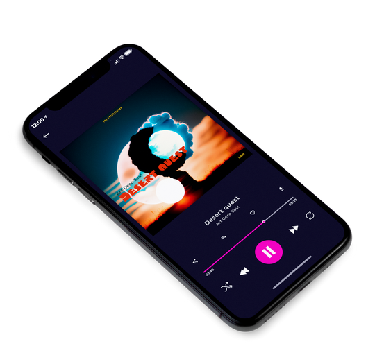 3D view of Premade Pop Album Cover - Tonys Pink #21784 | AlbumArtZone*