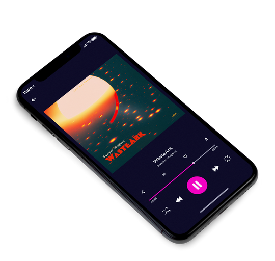 3D view of Premade Pop Album Cover - Outer Space #21810 | AlbumArtZone*