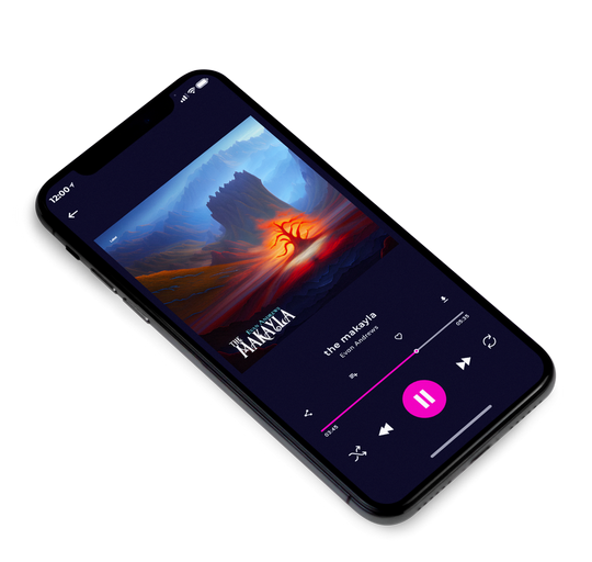 3D view of Premade New Age Album Cover - Blackcurrant #21947 | AlbumArtZone*