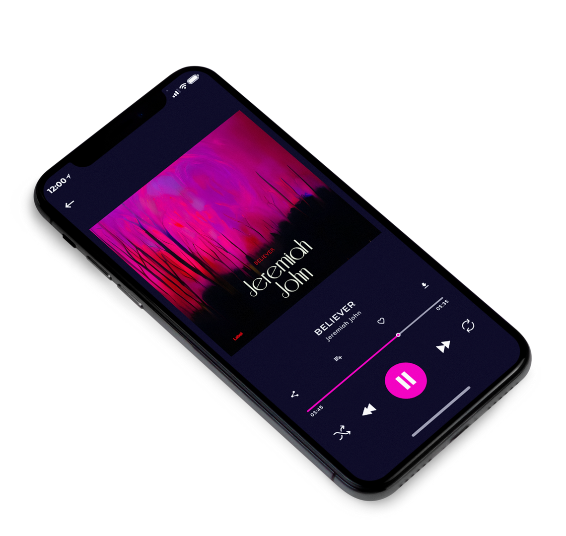 3D view of Premade Contemporary Music Album Cover - Rose Bud Cherry #22634 | AlbumArtZone*