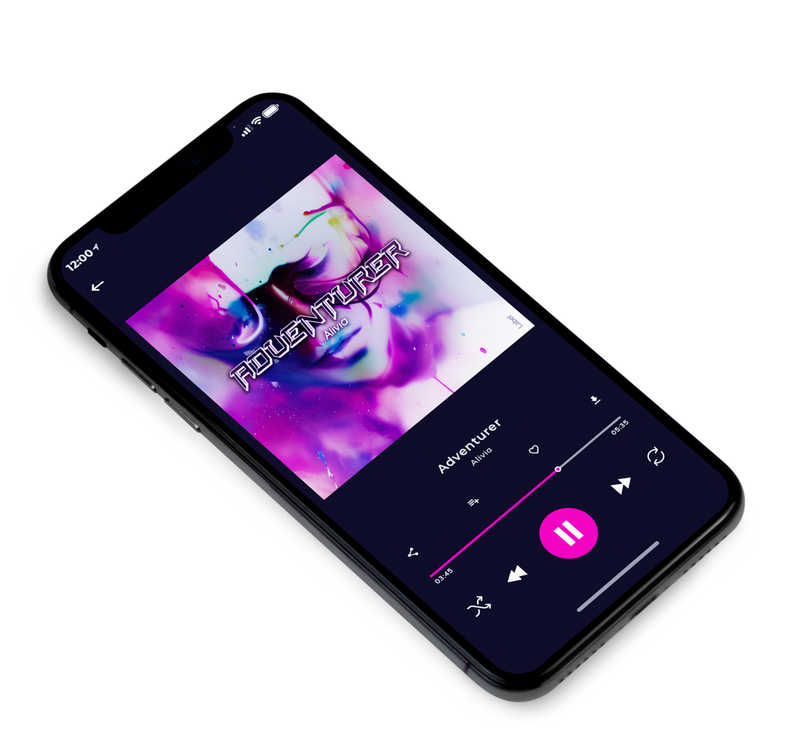 3D view of Premade EDM, House & Dub Album Cover - Trendy Pink #22756 | AlbumArtZone*