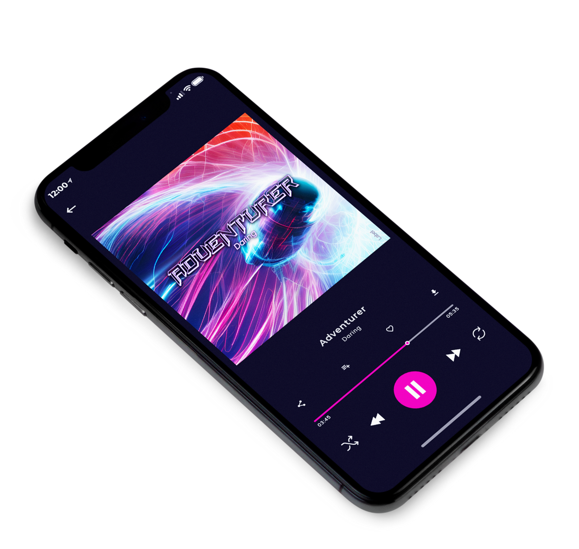 3D view of Premade EDM, House & Dub Album Cover - Trendy Pink #22865 | AlbumArtZone*