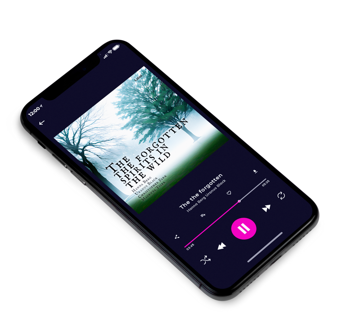 3D view of Premade Contemporary Music Album Cover - Jungle Mist #22870 | AlbumArtZone*