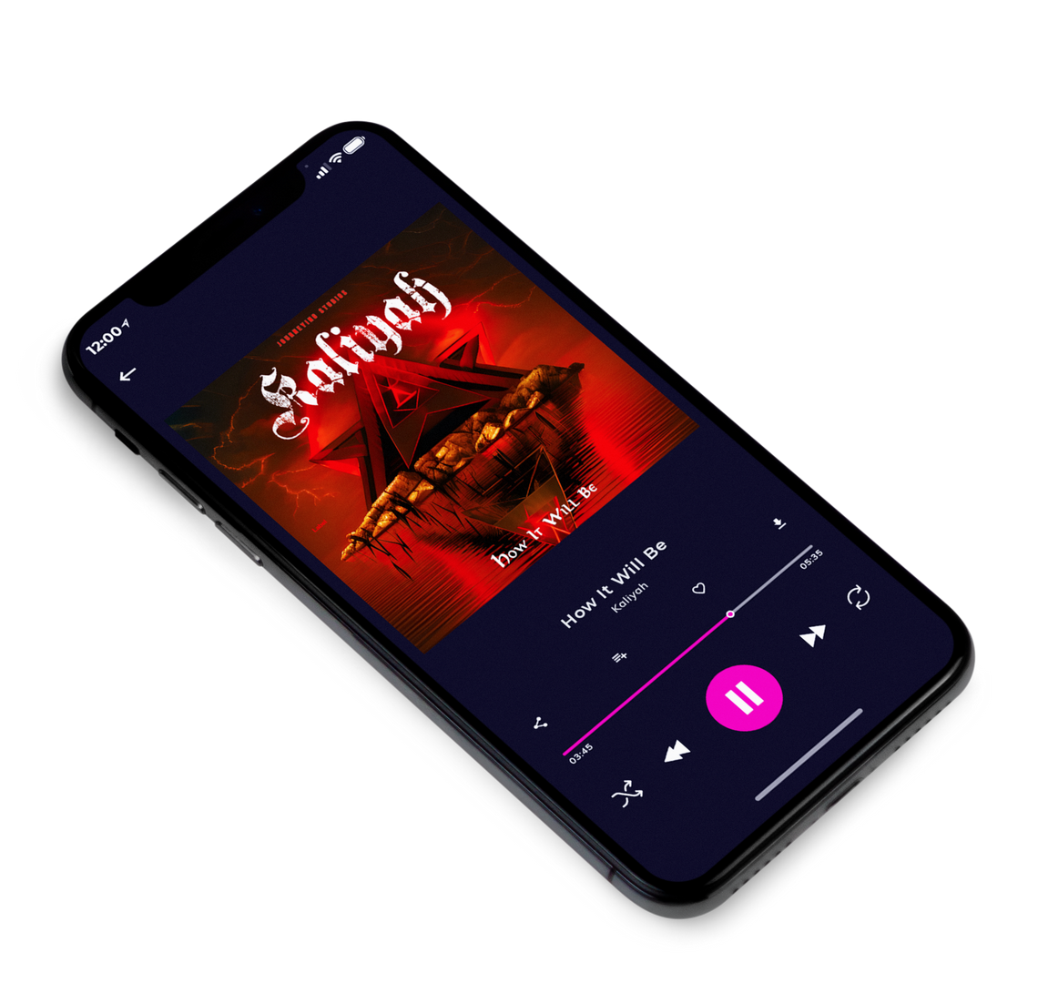 3D view of Premade Heavy Metal & Gothic Metal Album Cover - Rebel #22885 | AlbumArtZone*