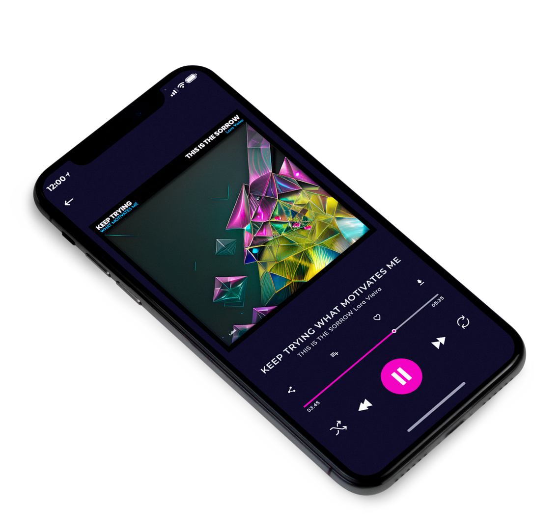 3D view of Premade Dance & House Album Cover - Outer Space #23062 | AlbumArtZone*