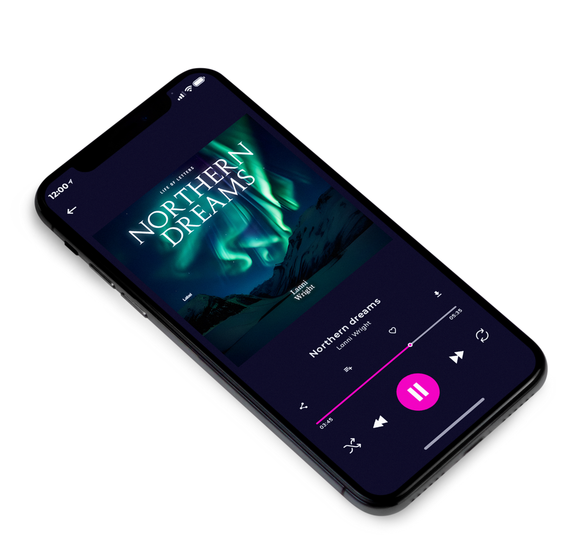3D view of Premade Contemporary Music Album Cover - Firefly #23106 | AlbumArtZone*
