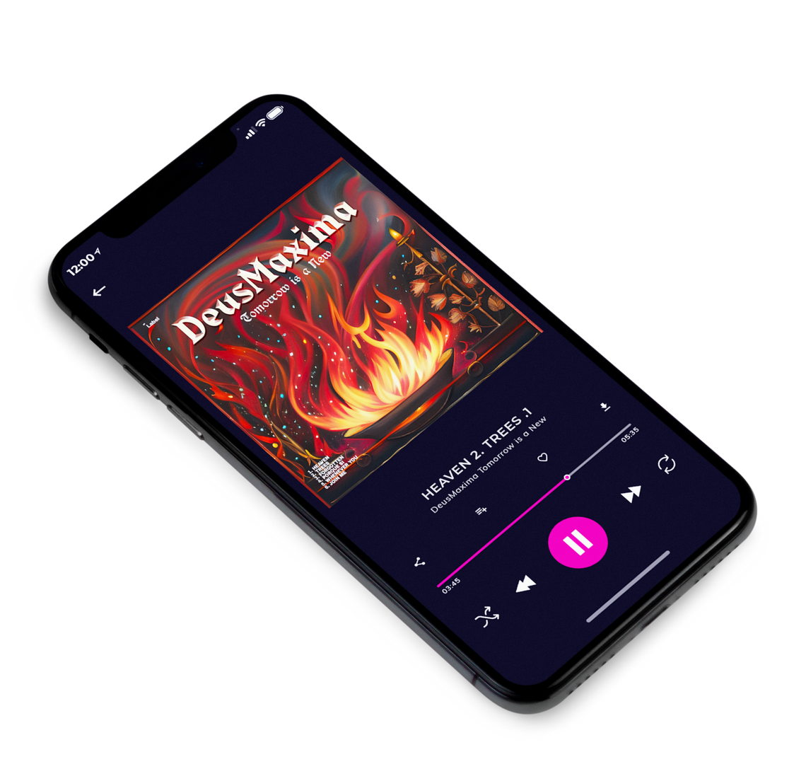 3D view of Premade EDM, House & Dub Album Cover - English Walnut #23161 | AlbumArtZone*
