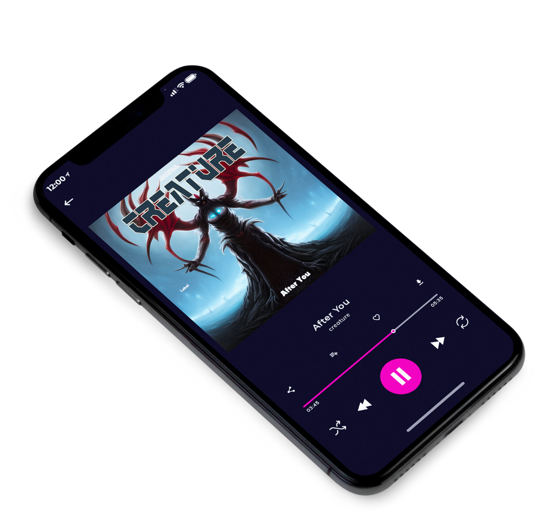 3D view of Premade Heavy Metal & Gothic Metal Album Cover - Baltic Sea #23205 | AlbumArtZone*