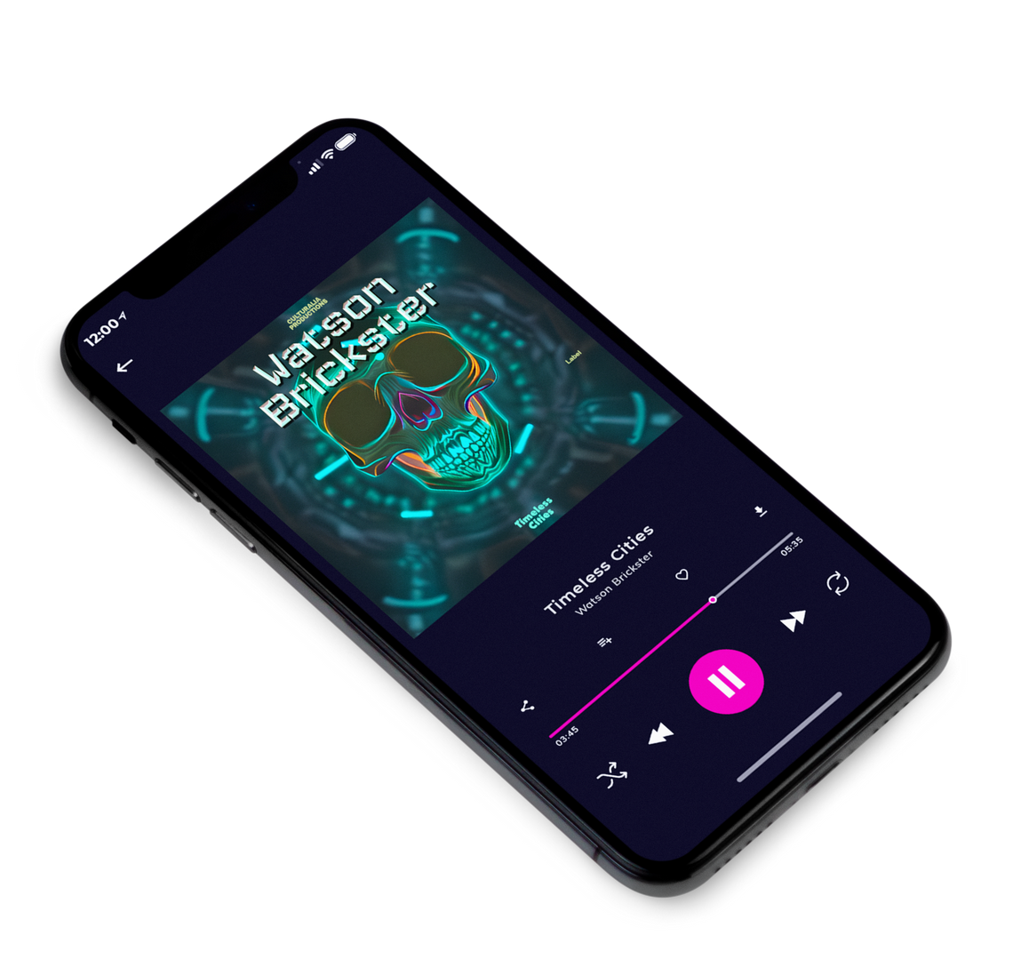 3D view of Premade EDM, House & Dub Album Cover - Outer Space #23238 | AlbumArtZone*