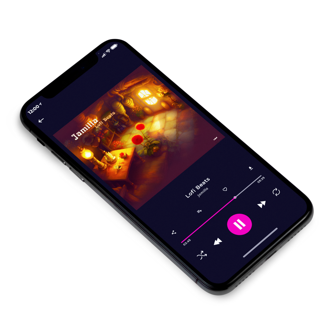 3D view of Premade Electronica & Ambient Album Cover - Cocoa Bean #23345 | AlbumArtZone*