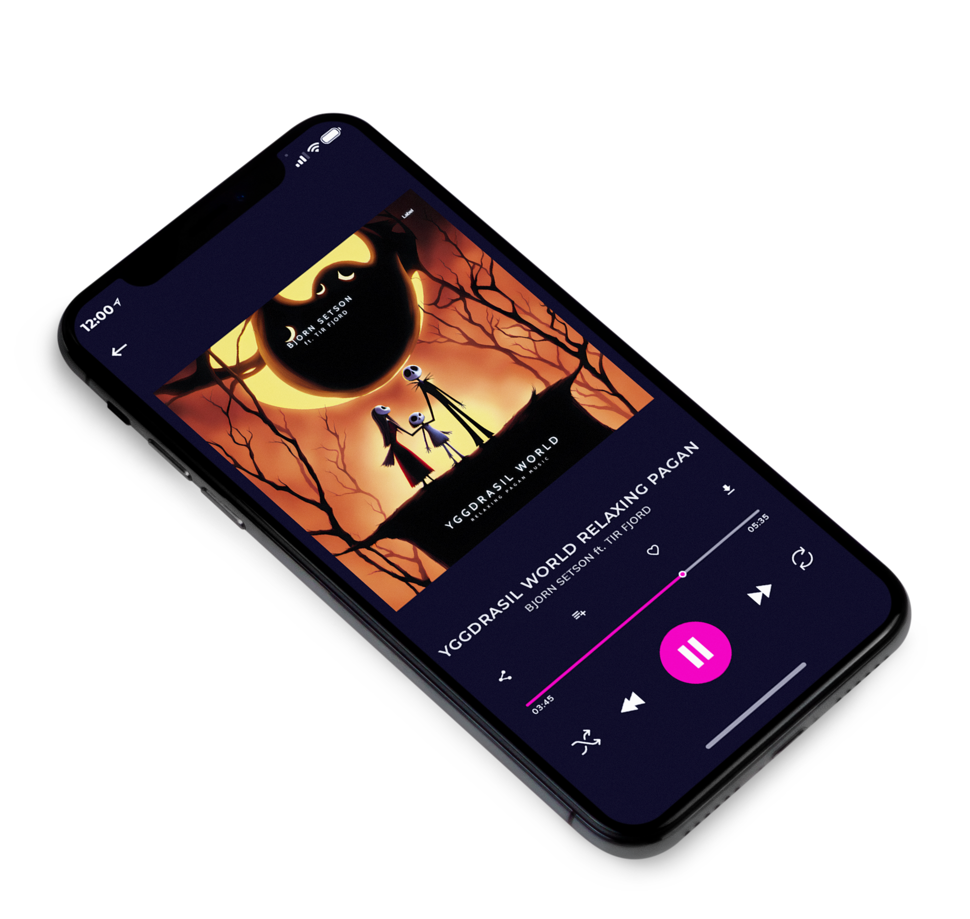 3D view of Premade Music for Children Album Cover - Night Rider #23537 | AlbumArtZone*
