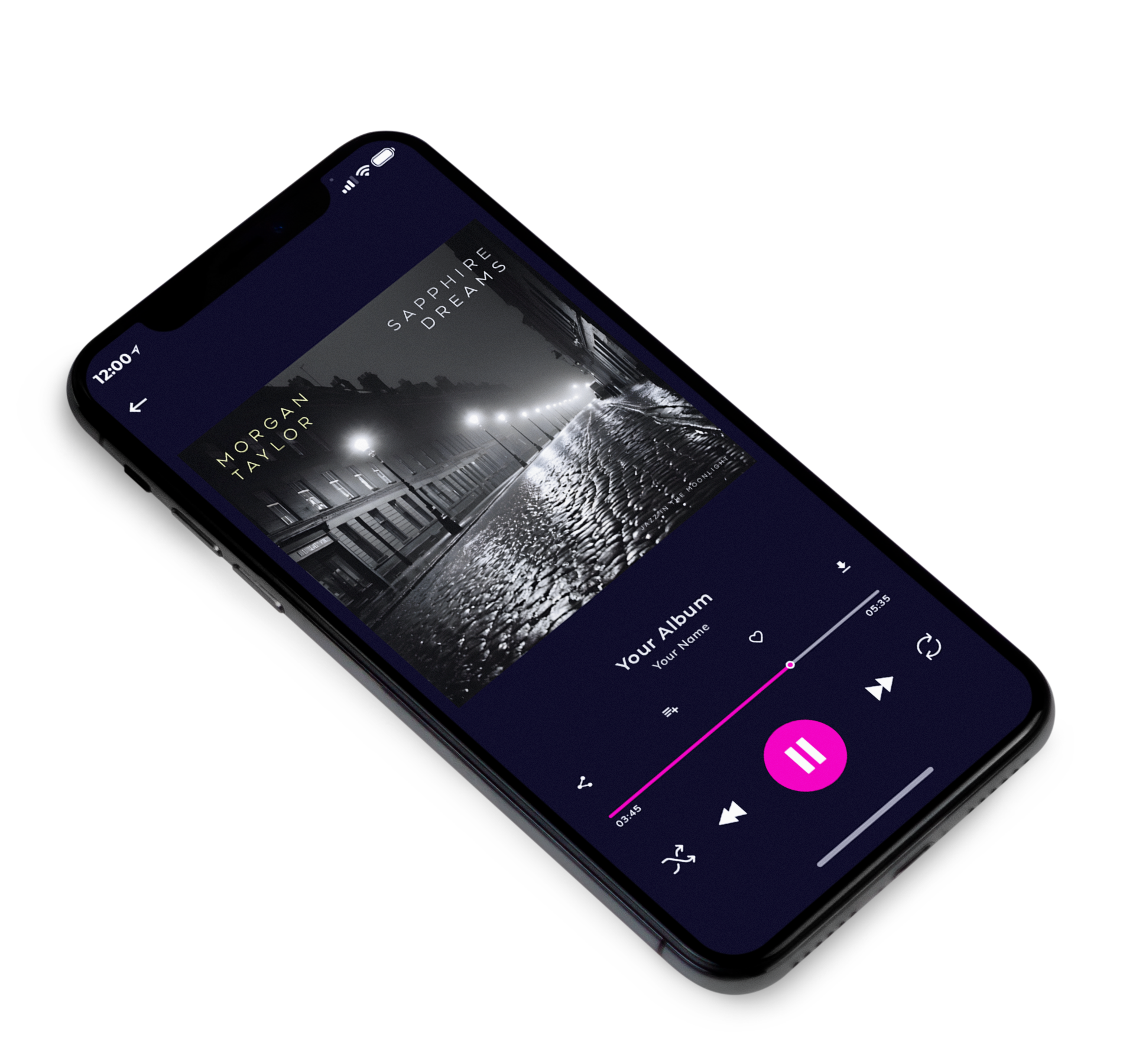 3D view of Premade Electronica & Ambient Album Cover - Mine Shaft #23622 | AlbumArtZone*