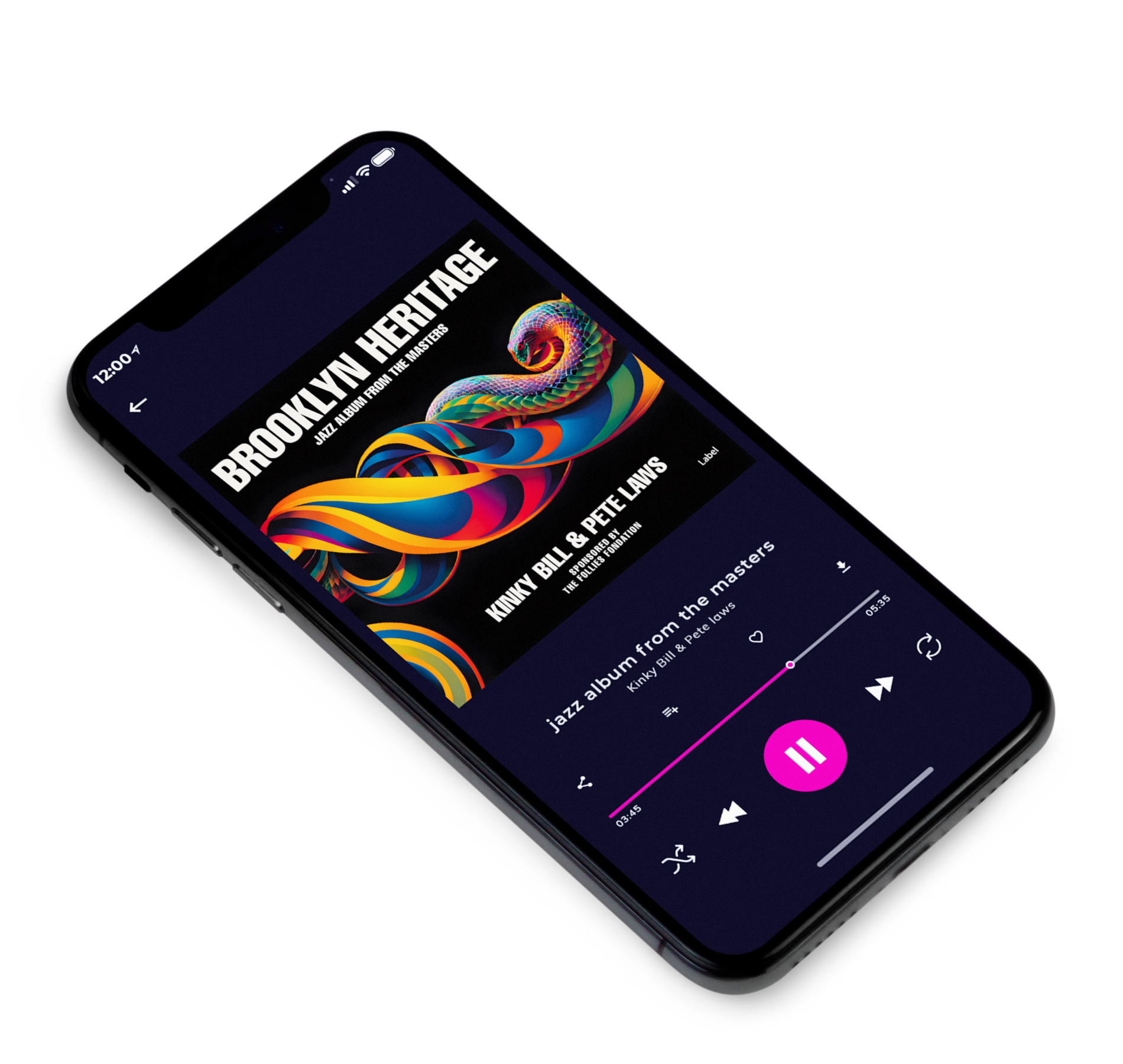 3D view of Premade EDM, House & Dub Album Cover - Woodsmoke #23661 | AlbumArtZone*