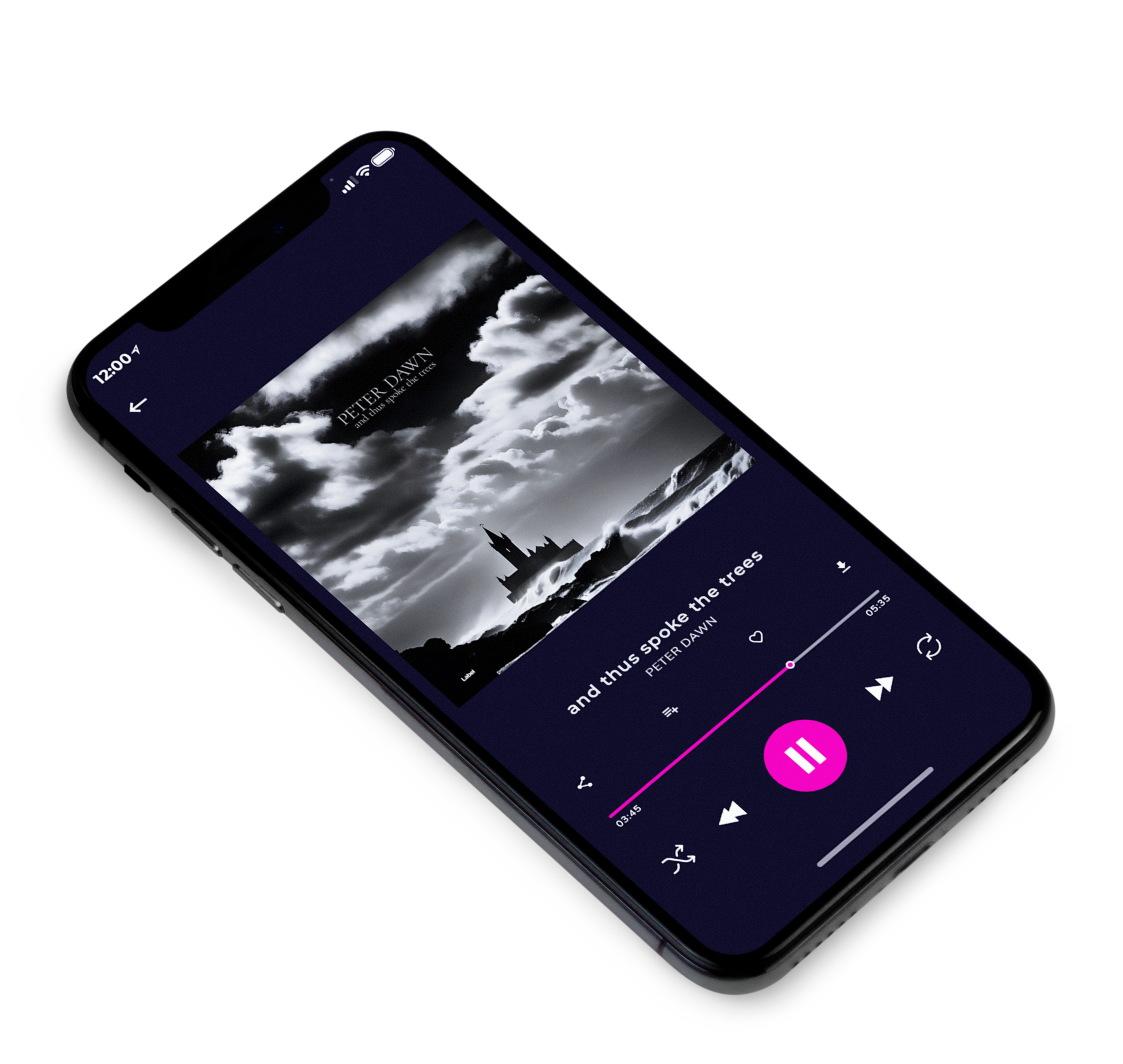 3D view of Premade Electronica & Ambient Album Cover - Tuna #23670 | AlbumArtZone*