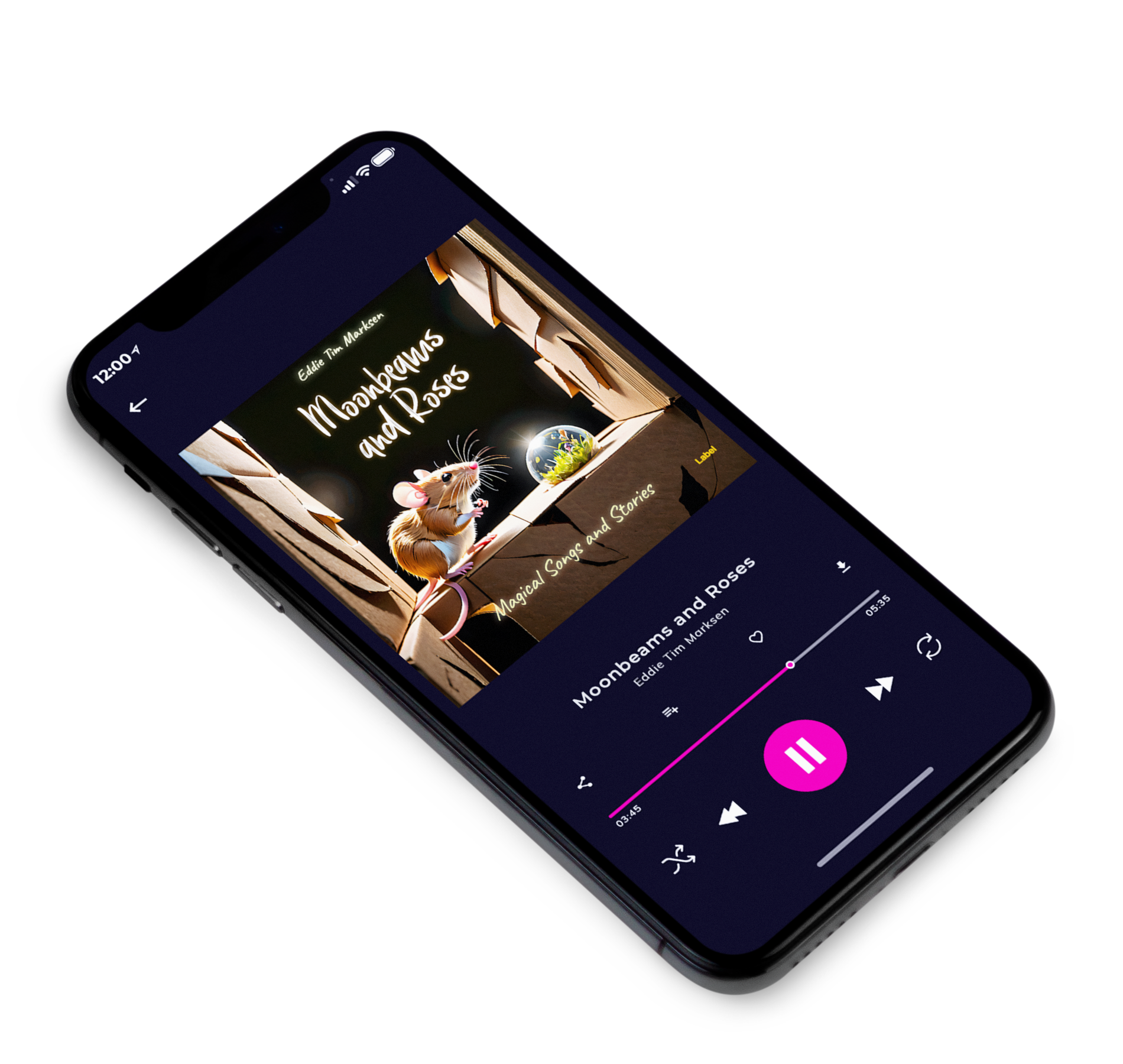 3D view of Premade Podcast Album Cover - Oil #23690 | AlbumArtZone*