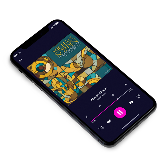 3D view of Premade Early Music Book Cover - Outer Space #23778 | AlbumArtZone*