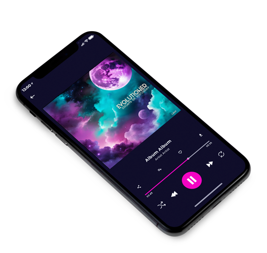 3D view of Premade Electronica & Ambient Album Cover - Fiord #23801 | AlbumArtZone*