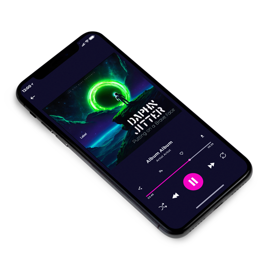 3D view of Premade Electronica & Ambient Album Cover - Firefly #23803 | AlbumArtZone*