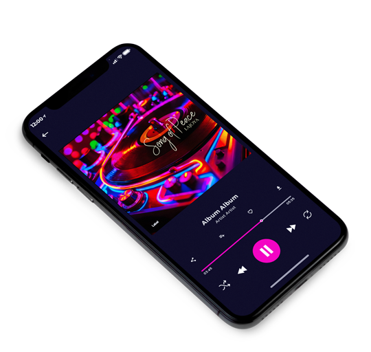 3D view of Premade Rock,Punk & Alternative Album Cover - Cerise Red #23821 | AlbumArtZone*