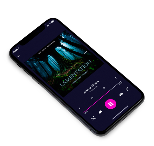 3D view of Premade Indie & Folk Music Album Cover - Black Bean #23948 | AlbumArtZone*
