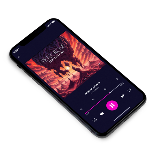 3D view of Premade Pop Album Cover - Terracotta #23969 | AlbumArtZone*