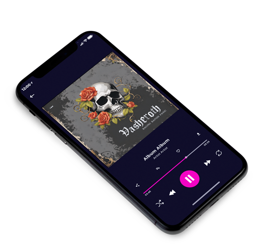 3D view of Premade Rock,Punk & Alternative Album Cover - Fuscous Gray #24082 | AlbumArtZone*