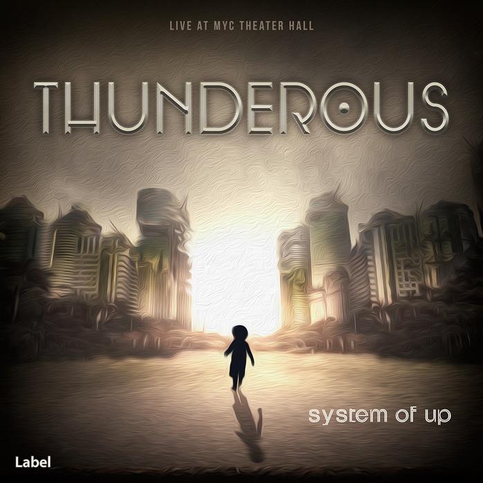 2D view of Premade Heavy Metal & Gothic Metal Album Cover - Taupe #441 | AlbumArtZone*