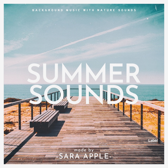 2D view of Premade Summer Hits Album Cover - Silver #1087 | AlbumArtZone*