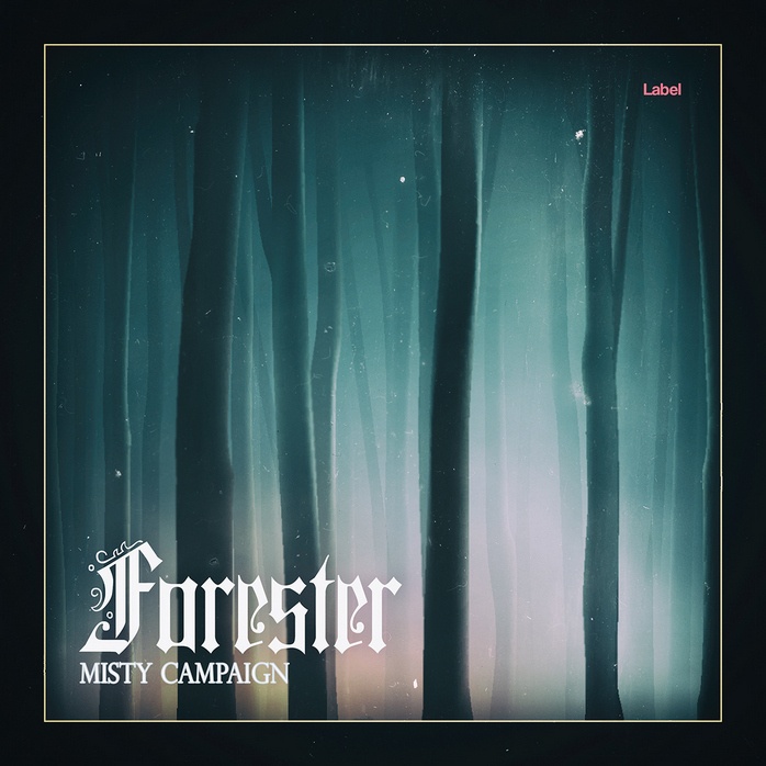 2D view of Premade Indie & Folk Music Album Cover - Timber Green #1166 | AlbumArtZone*