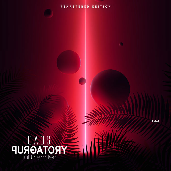 2D view of Premade Pop Album Cover - Cerise Red #2651 | AlbumArtZone*