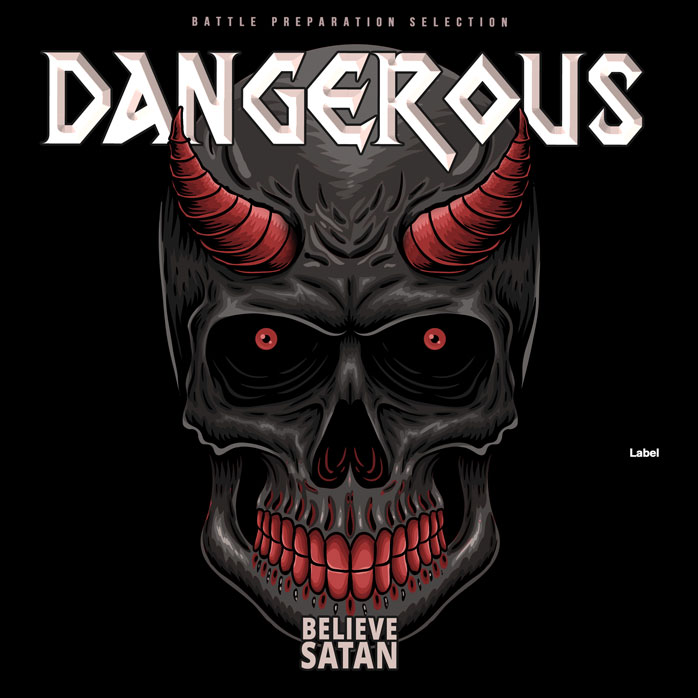2D view of Premade Heavy Metal & Gothic Metal Album Cover - Cod Gray #2888 | AlbumArtZone*