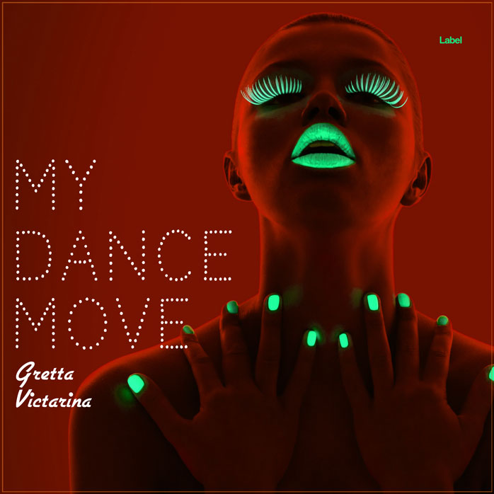 2D view of Premade Pop Album Cover - Dark Burgundy #2974 | AlbumArtZone*