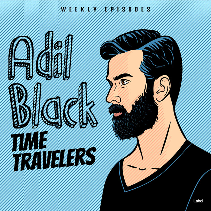 2D view of Premade Podcast Album Cover - Blizzard Blue #2985 | AlbumArtZone*