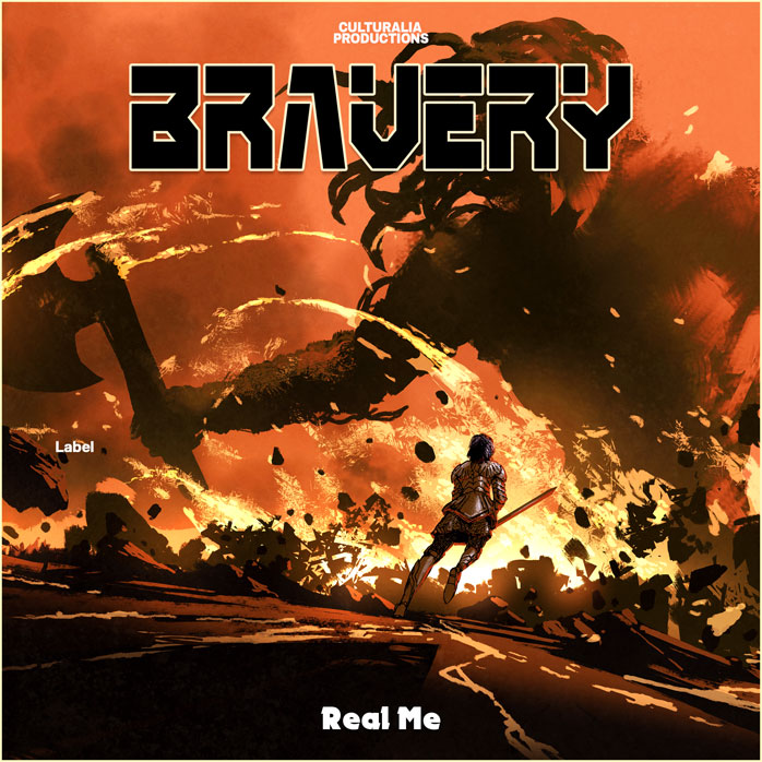 2D view of Premade Rock,Punk & Alternative Album Cover - Burnt Sienna #3126 | AlbumArtZone*
