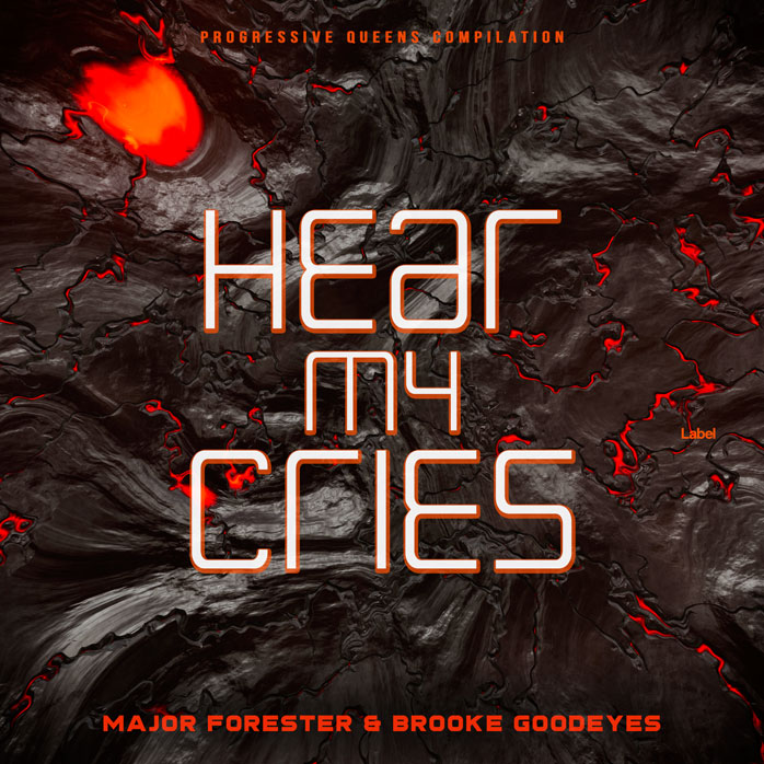 2D view of Premade Heavy Metal & Gothic Metal Album Cover - Cocoa Brown #4246 | AlbumArtZone*