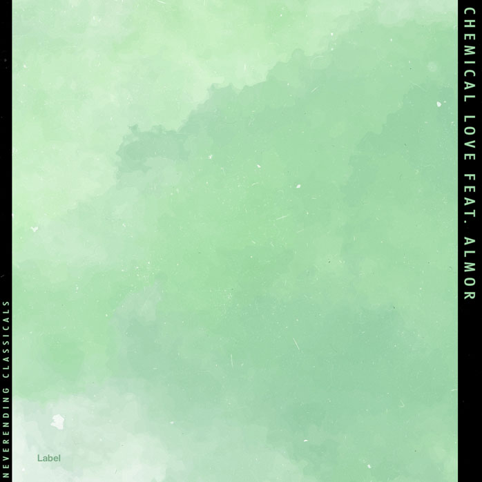 2D view of Premade Contemporary Music Album Cover - Moss Green #4435 | AlbumArtZone*