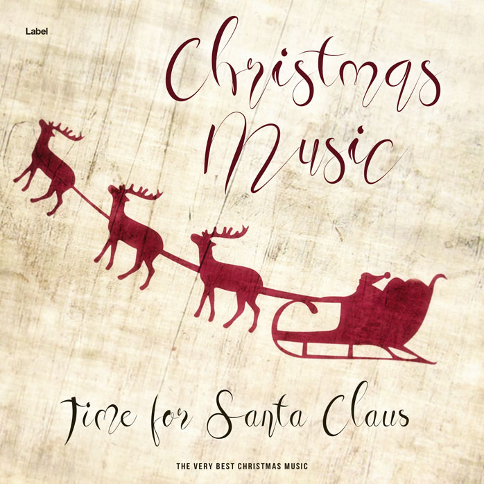 2D view of Premade Christmas Music Album Cover - Parchment #5035 | AlbumArtZone*