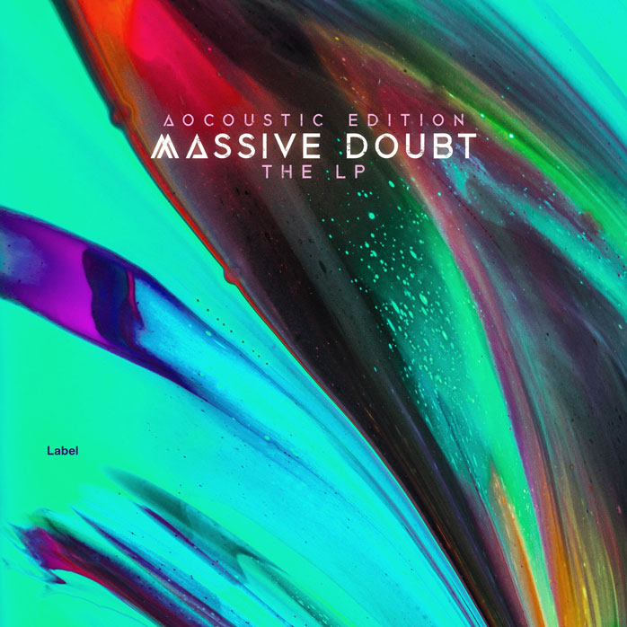 2D view of Premade Rock,Punk & Alternative Album Cover - Bright Turquoise #5992 | AlbumArtZone*