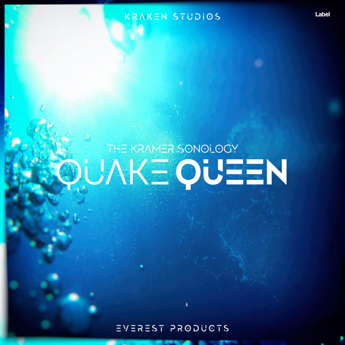 2D view of Premade Pop Album Cover - Venice Blue #6224 | AlbumArtZone*