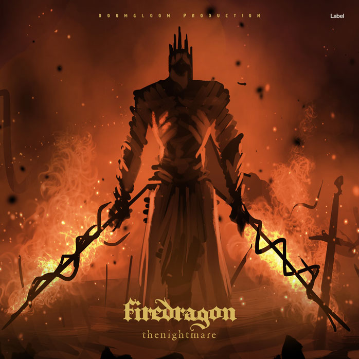 2D view of Premade Heavy Metal & Gothic Metal Album Cover - Van Cleef #6407 | AlbumArtZone*