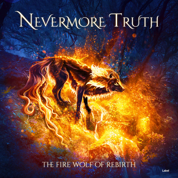 2D view of Premade Heavy Metal & Gothic Metal Album Cover - Fire Bush #6473 | AlbumArtZone*