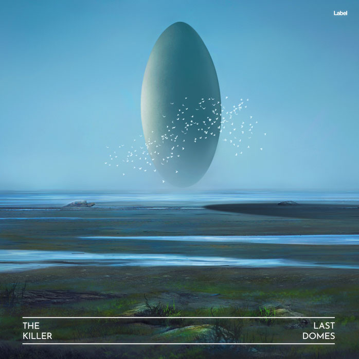 2D view of Premade Dance & House Album Cover - Fountain Blue #6524 | AlbumArtZone*