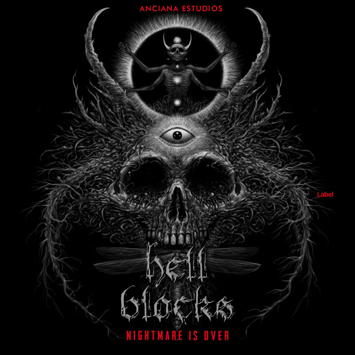 2D view of Premade Heavy Metal & Gothic Metal Album Cover - Cod Gray #6837 | AlbumArtZone*