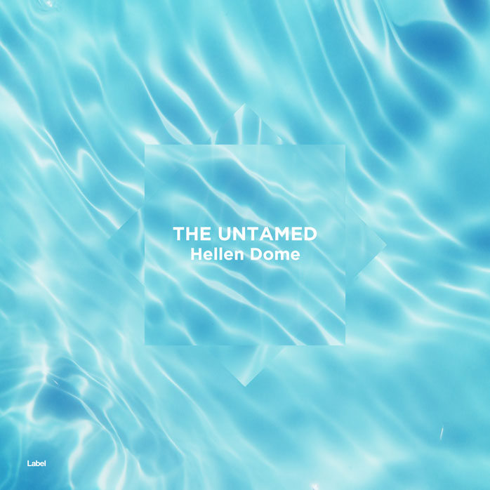 2D view of Premade Dance & House Album Cover - Aquamarine Blue #7092 | AlbumArtZone*