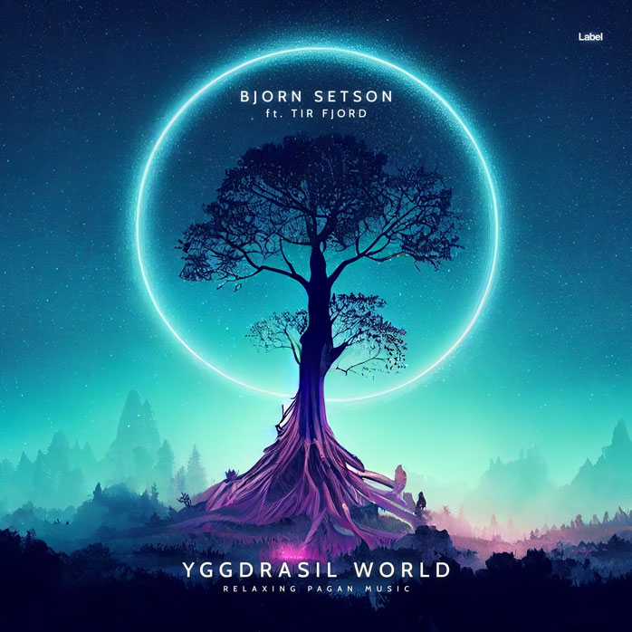2D view of Premade New Age Album Cover - Blue Zodiac #7593 | AlbumArtZone*