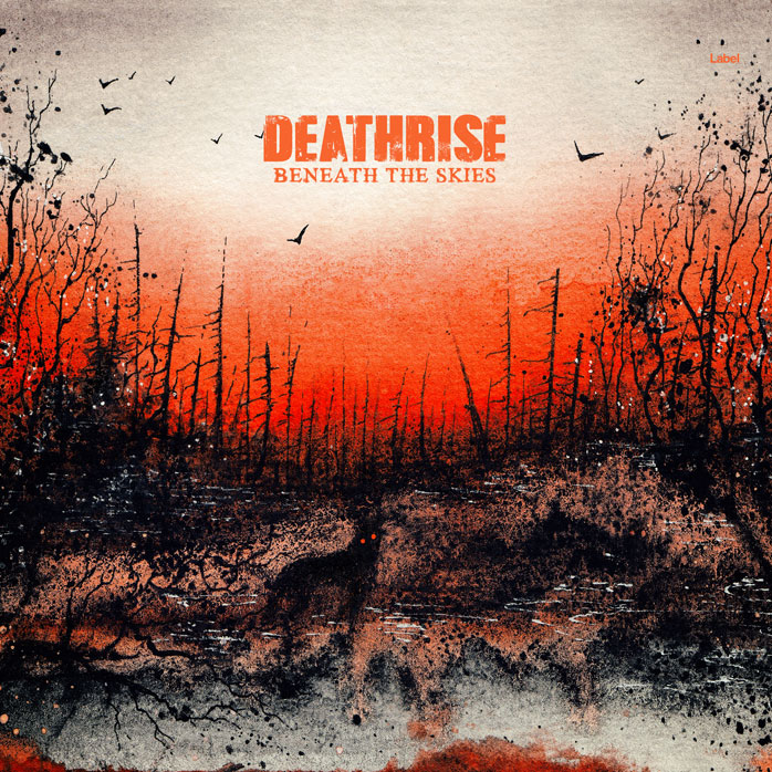2D view of Premade Heavy Metal & Gothic Metal Album Cover - Cocoa Brown #8077 | AlbumArtZone*
