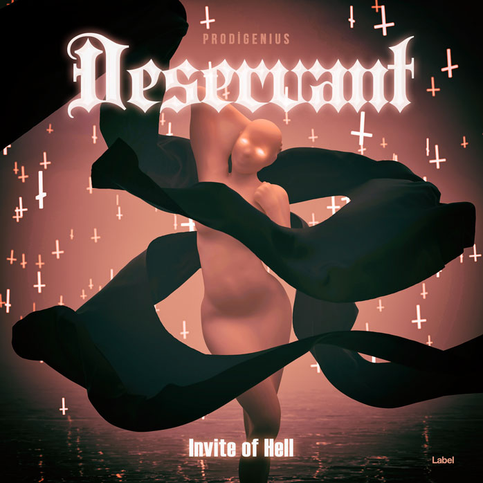 2D view of Premade Heavy Metal & Gothic Metal Album Cover - Zeus #8791 | AlbumArtZone*